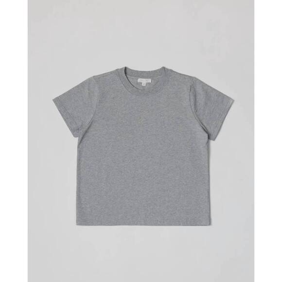 NEW ALL : ROW thick basic tee in grey - Picture 2 of 2